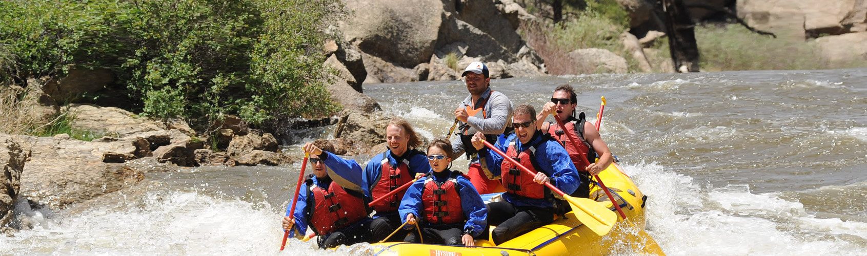 Whitewater rafting near Aspen